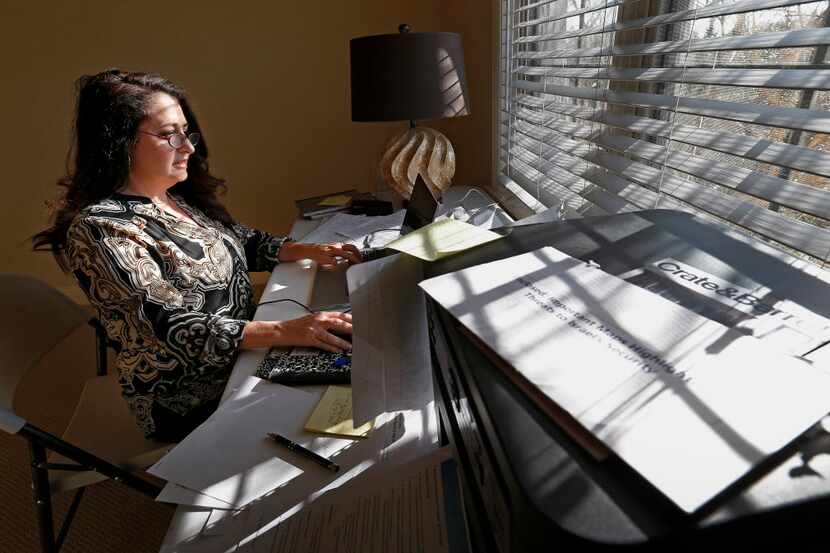 From her home office in Dallas, Gail Herson Bruker has been researching jobs in human...