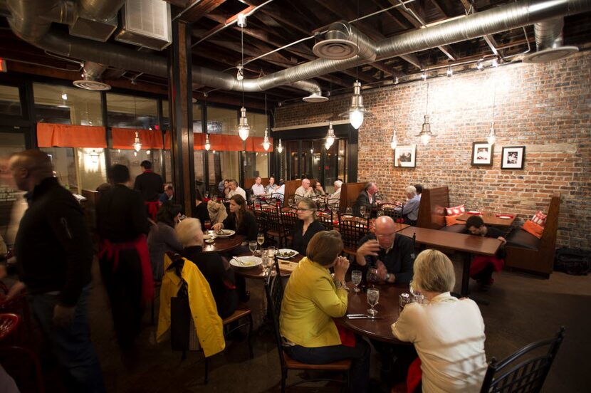 Patrons dine at Joyce & Gigi's Kitchen in Dallas on March 9, 2013.