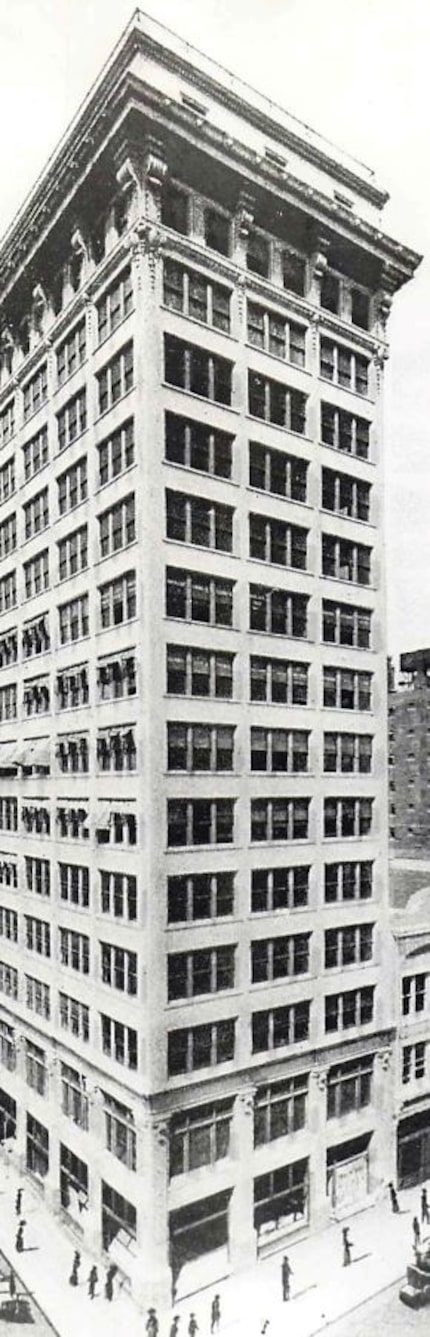 The Praetorian Building (in this undated photo) opened in 1909. At the time, its 15 stories...