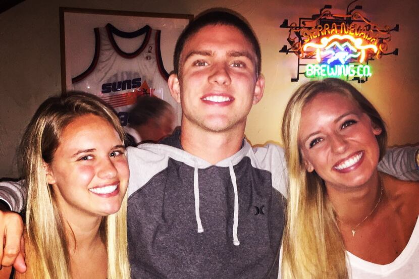 L-R: Sister Jordan Buechele, Shane Buechele, sister Amber Buechele