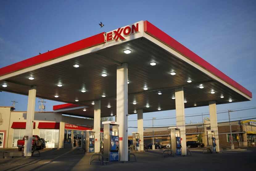 An Exxon Mobil Corp. gas station in Richmond, Ky. Exxon says allegations the company...
