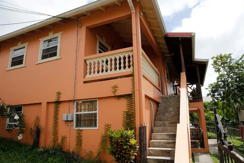 The childhood home of Botham Jean and current home of the Jean family in Castries, St. Lucia.