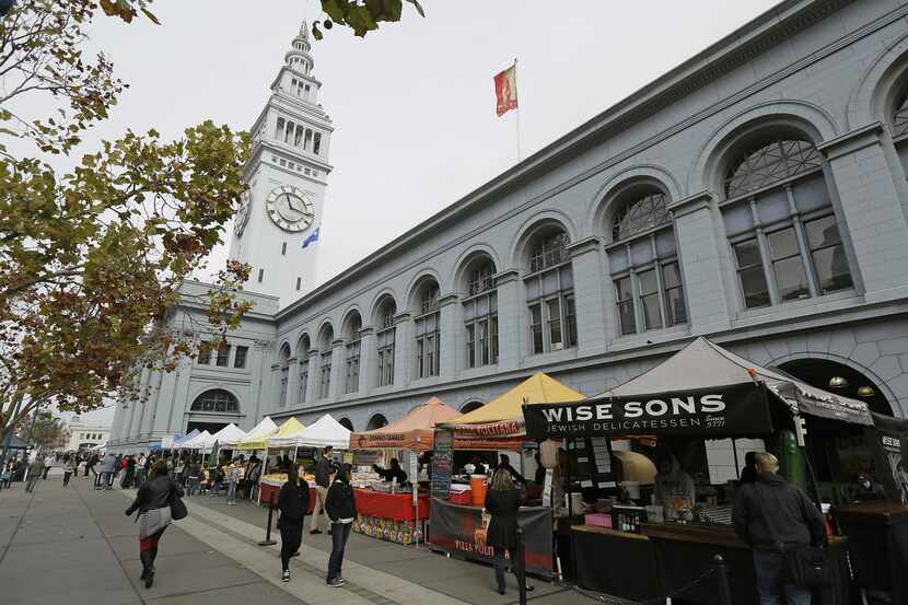 Load up  on produce  at the Ferry Plaza Farmers Market, which is held Tuesday, Thursday and...
