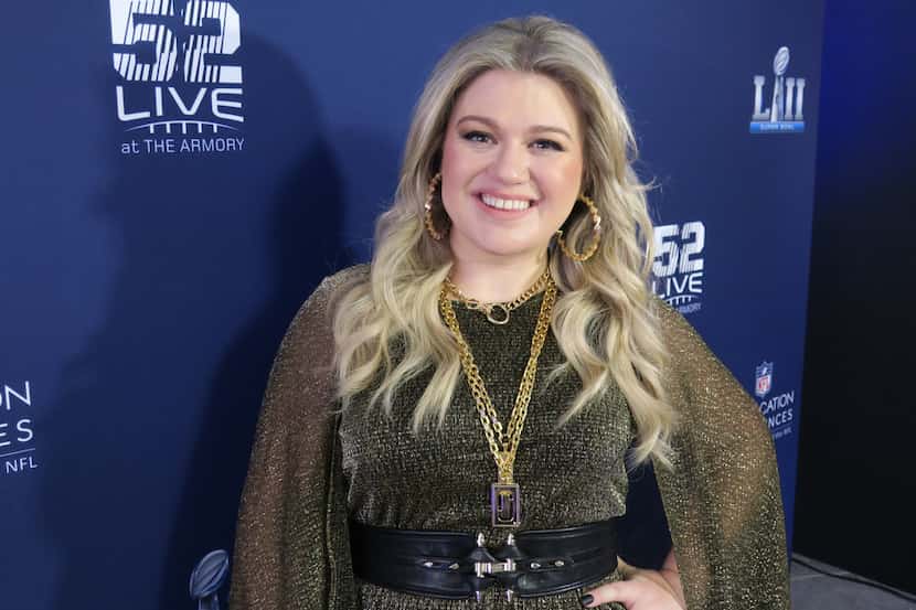 Kelly Clarkson, shown at Nomadic Live at The Armory prior to the Super Bowl on Sunday, Feb....