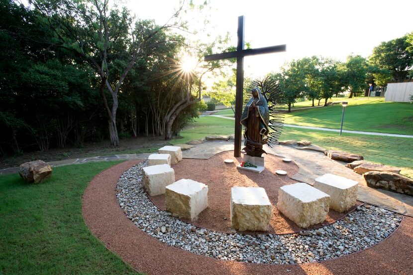 
The recently erected Our Lady of Guadalupe shrine at the University of Dallas in Irving.
