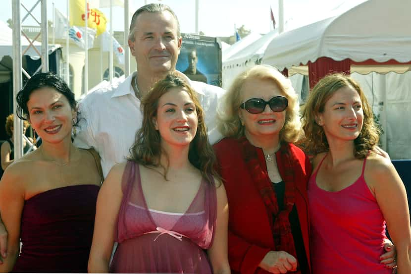 U.S. director Nick Cassavetes, son of director John Cassavetes (center back) poses with his...