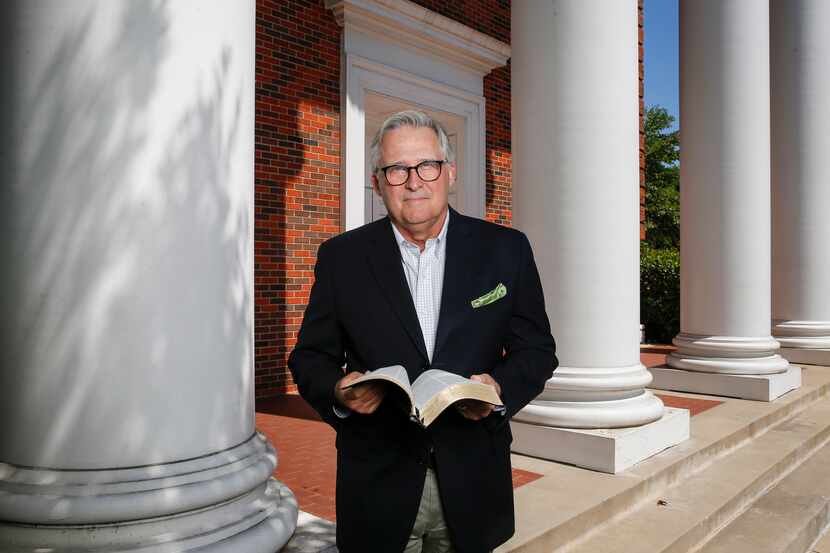 Pastor George Mason, photographed in 2020 outside Wilshire Baptist Church, has decided to...