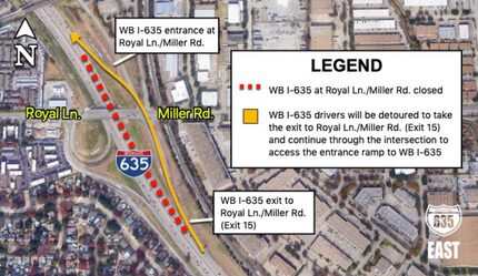 El 635 East Project inició en 2020 e incluye 11 millas de recorrido.