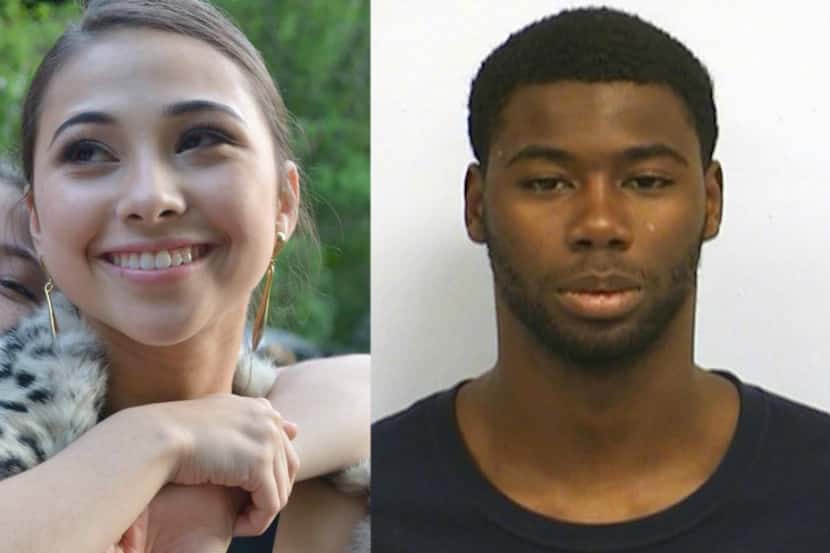 Meechaiel Criner (right) faces capital murder charges in the strangling death of UT-Austin...