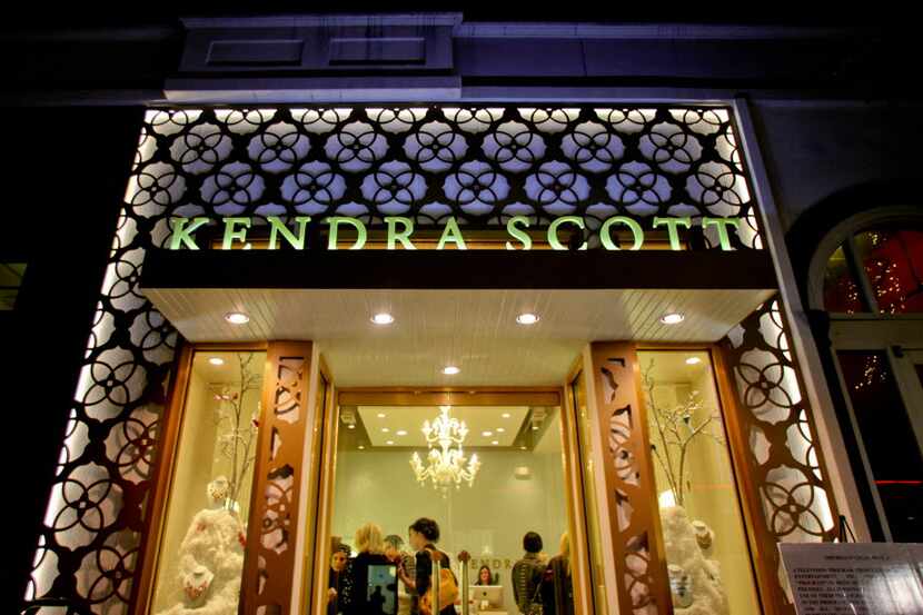 Kendra Scott's grand-opening party at the new jewelry shop at West Village in Dallas on...