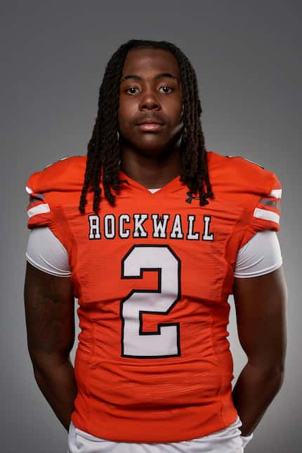 Rockwall running back Ashten Emory.