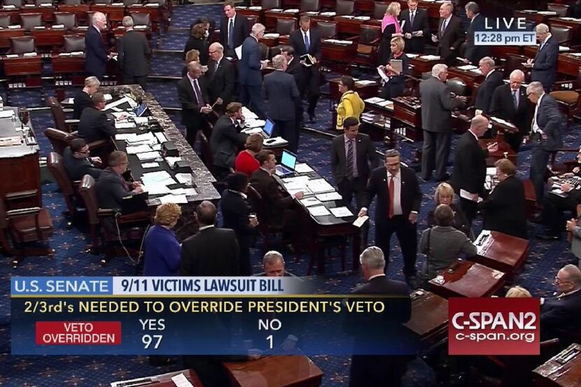 The Senate voted overwhelmingly this week to override the president's veto. (C-SPAN2) 