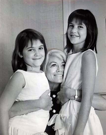 Actress Dorothy Malone is shown with her daughters Diane (left) and Mimi in this DMN staff...