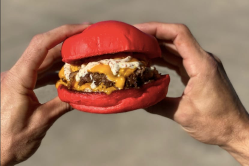 Wulf Burger prepares its specialty Wulf Red Bun with all-natural beet extract.