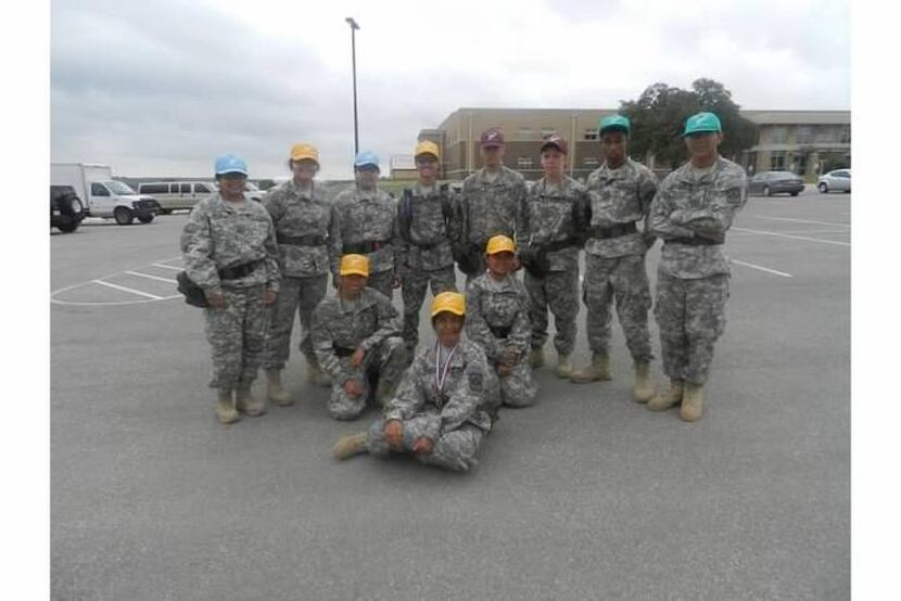 
Dallas ISD JROTC students prepare to leave for a week of leadership training at Camp...