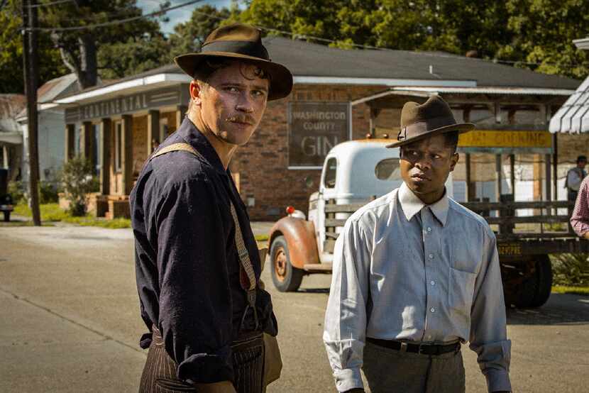 Garrett Hedlund and Jason Mitchell appear in "Mudbound" by Dee Rees, an official selection...