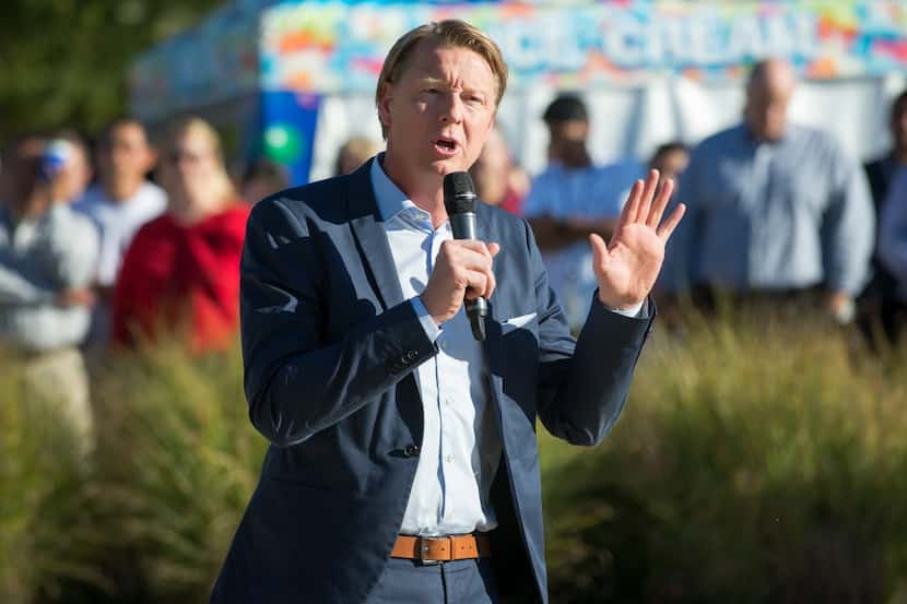 Ericsson CEO Hans Vestberg spoke with employees at the company's North American headquarters...