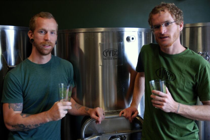 Brewery president Thomas Wilder and co-founder Neil McCanon. 
