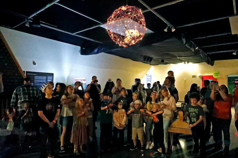 Kids will gather for daytime ball drops on Dec. 31 at Sci-Tech Discovery Center in Frisco....