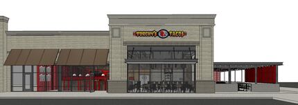 Torchy's Tacos in Plano will look like this rendering, according to a spokeswoman.