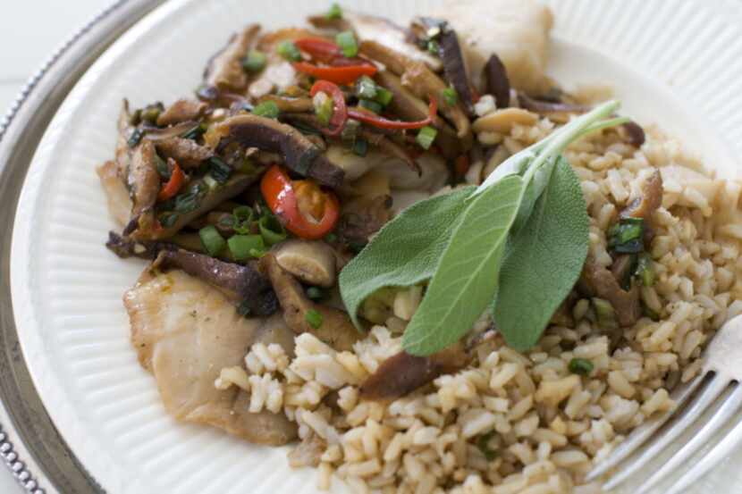 Chinese-styled steamed tilapia is light on calories but big in flavor.