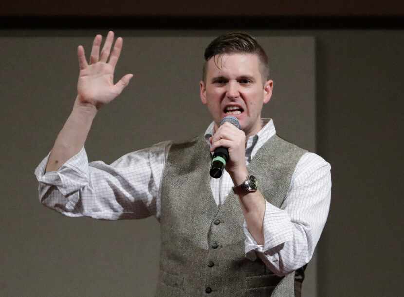 A file photo of Richard Spencer, who leads a movement that mixes racism, white nationalism...