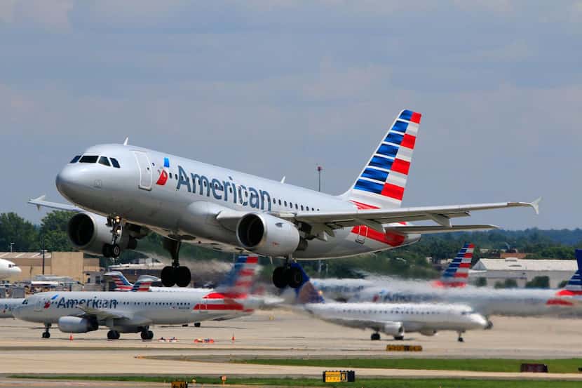 Una nave Airbus 319 de American Airlines.(GETTY IMAGES)
