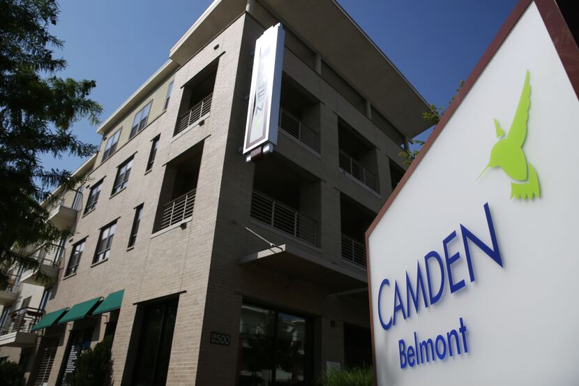 An exterior view of the Camden Belmont Apartments at 2500 Bennett Avenue in Dallas on...