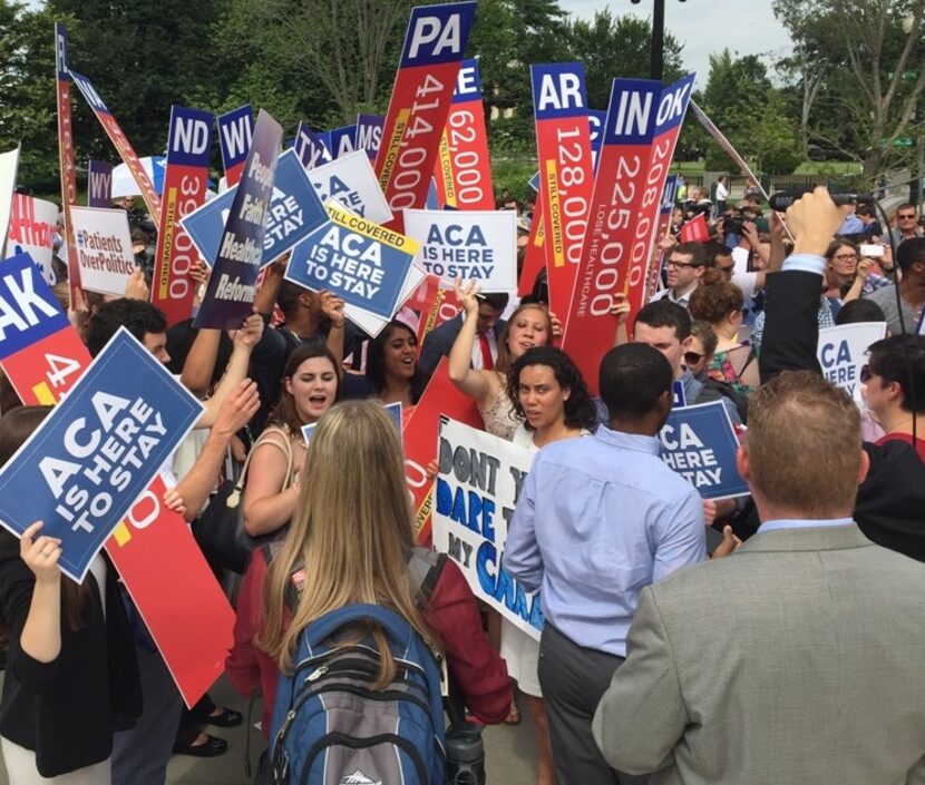  Around 70 representatives from the progressive Center for American Progress celebrated the...