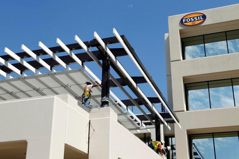 Fossil recycled an empty Richardson office building into its new headquarters.