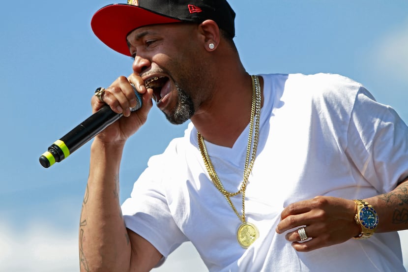 Juvenile performs at the Boom 94.5 Music Festival, on Saturday at Fair Park. The festival...