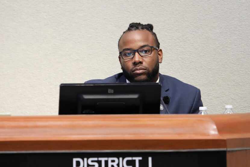 McKinney City Council member La'Shadion Shemwell, shown in this August file photo, could be...