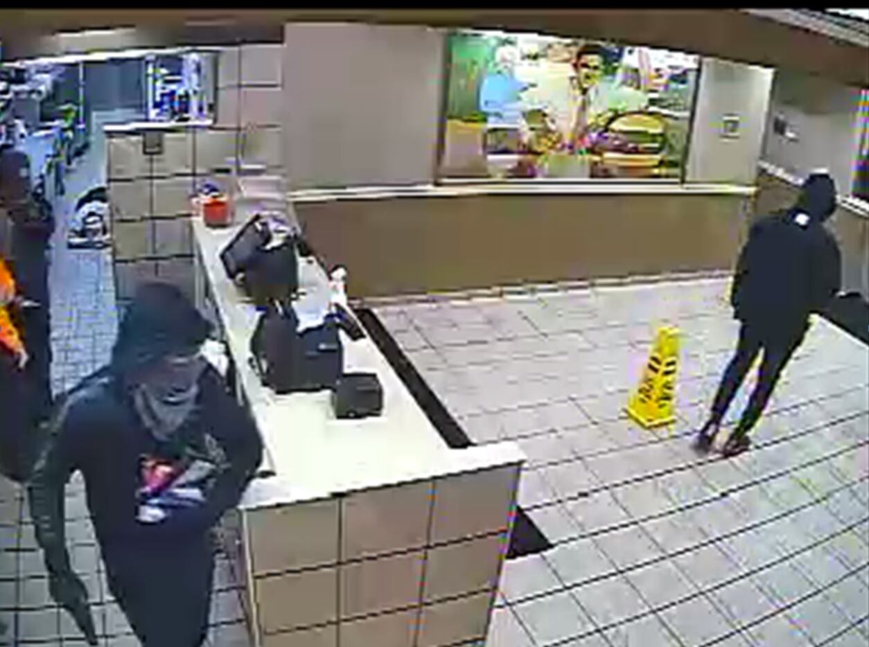 Two men are suspected of robbing the Terrell Whataburger on FM148 at gunpoint on Monday. 