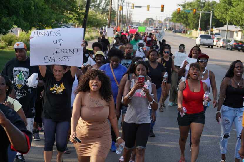 In east Fort Worth on Sunday, protestors took to the streets against policing practices that...