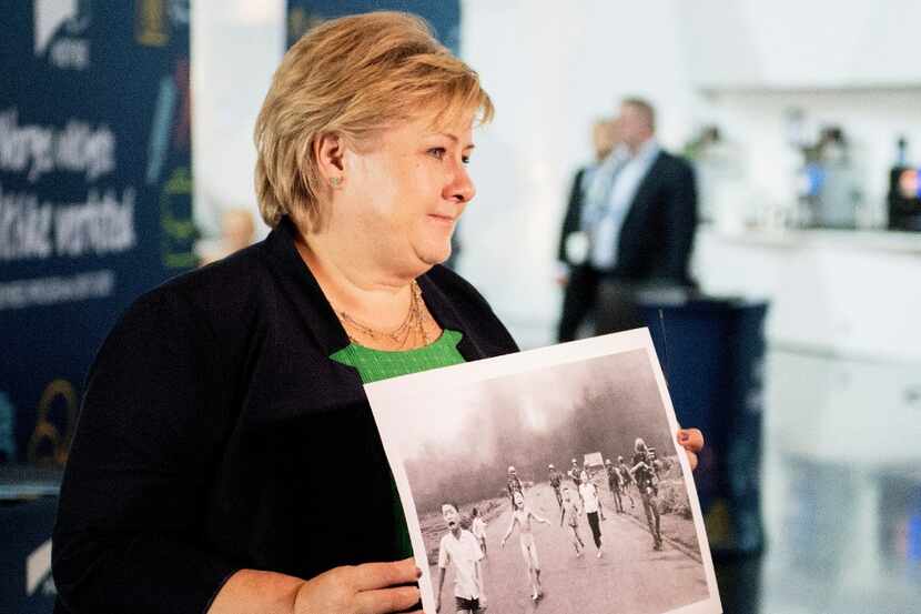 During a meeting in Trondheim, Norway, last month, Norwegian Prime Minister Erna Solberg...