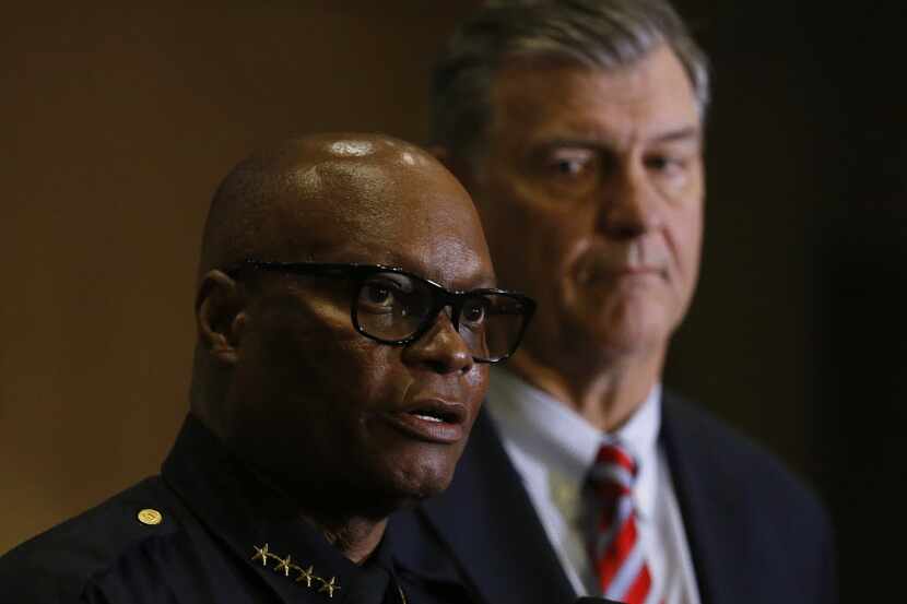 Dallas Police Chief David Brown and Mayor Mike Rawlings favor spending more on public safety.