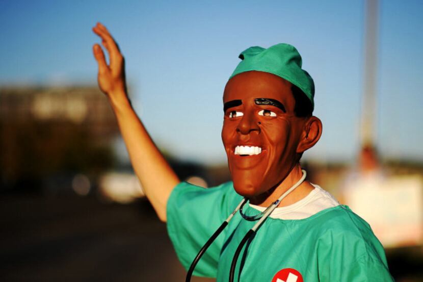 Even with the Affordable Care Act to poke fun at, buyers aren’t going for Obama masks too...