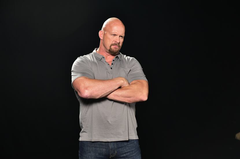 Former WWE Wrestler Stone Cold Steve Austin shooting a Wndy's Commerical at PC&E Studio  on...