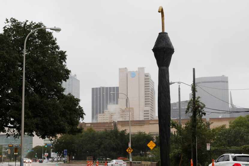 Dallas could have used the Lorenzo Hotel's giant 42-foot high umbrella sculpture that...