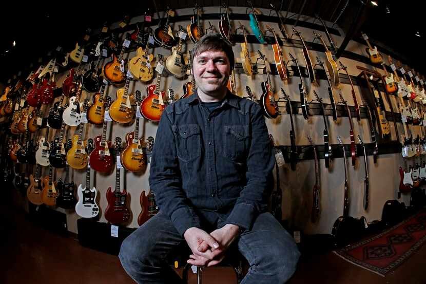 
Brian Douglas of Cream City Music in Brookfield, Wis., sells more than 1,800 items from...