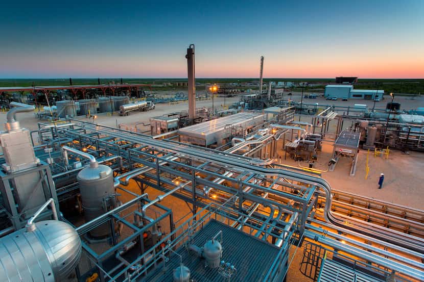 EnLink Midstream's Deadwood plant near Midland. The plant, located in the Permian Basin, can...