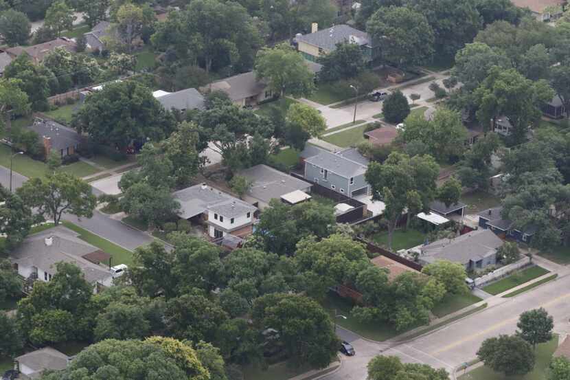 Home values have spiked across Dallas County, but middle-class neighborhoods like this one...