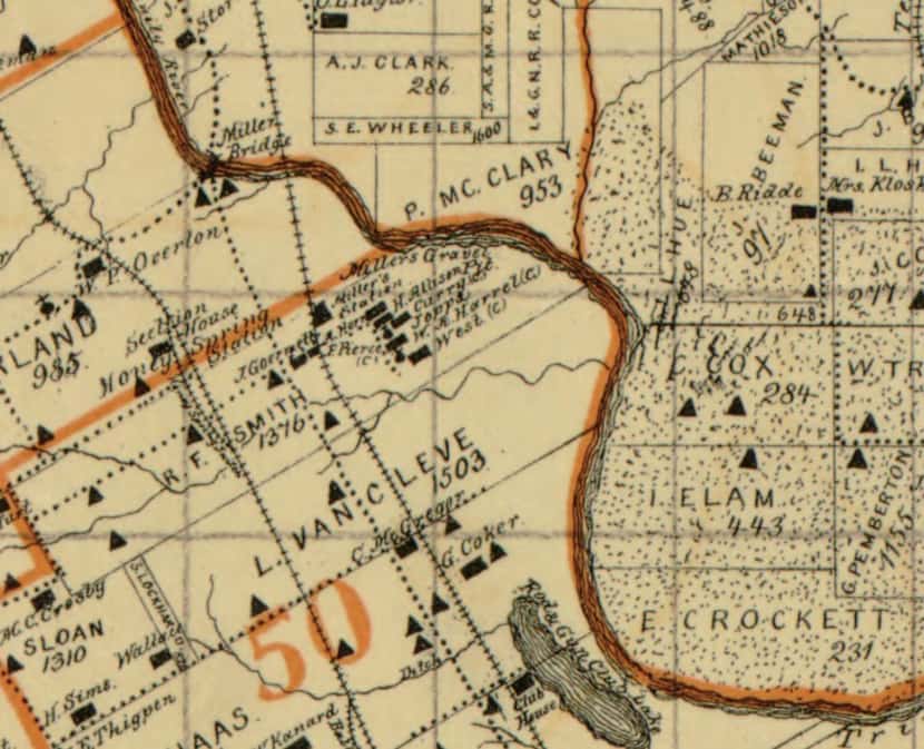 A 19th century map shows the early settlement of Joppa.