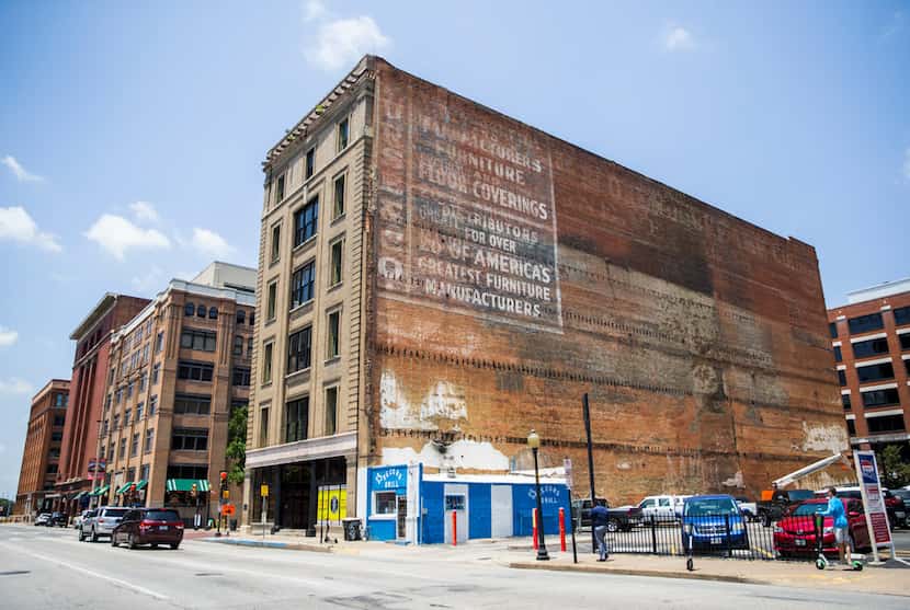 The outside of the historic Purse Building on Wednesday, July 10, 2019 in downtown Dallas....