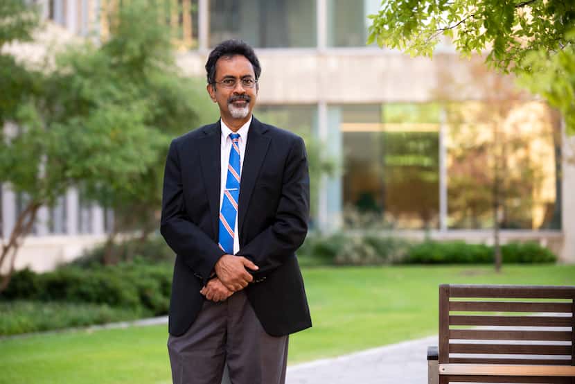 Pranesh Aswath, the University of Texas at Arlington international provost, shown at the...