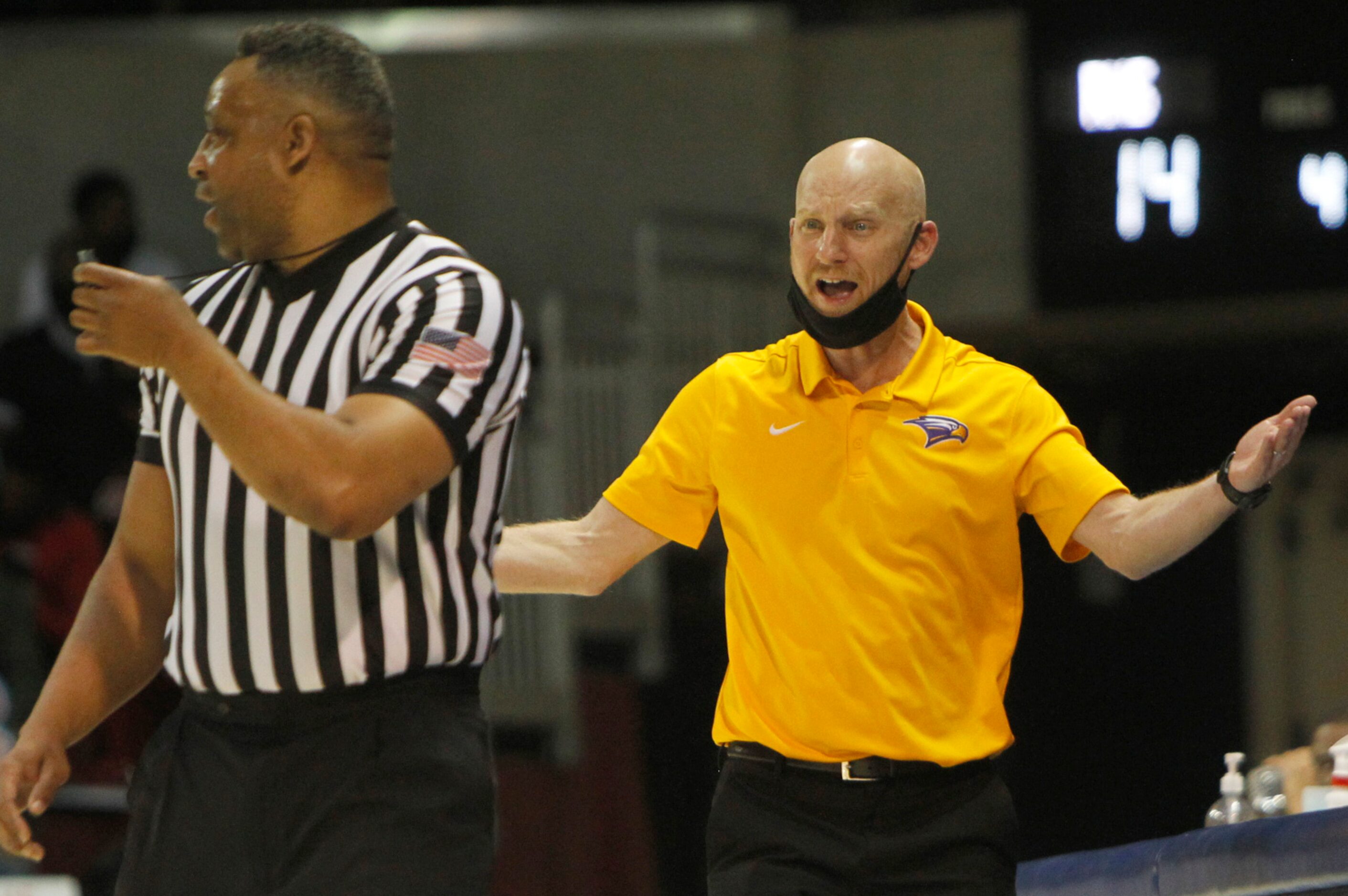 The two teams played their Class 6A state semifinal boys basketball playoff game at Moody...