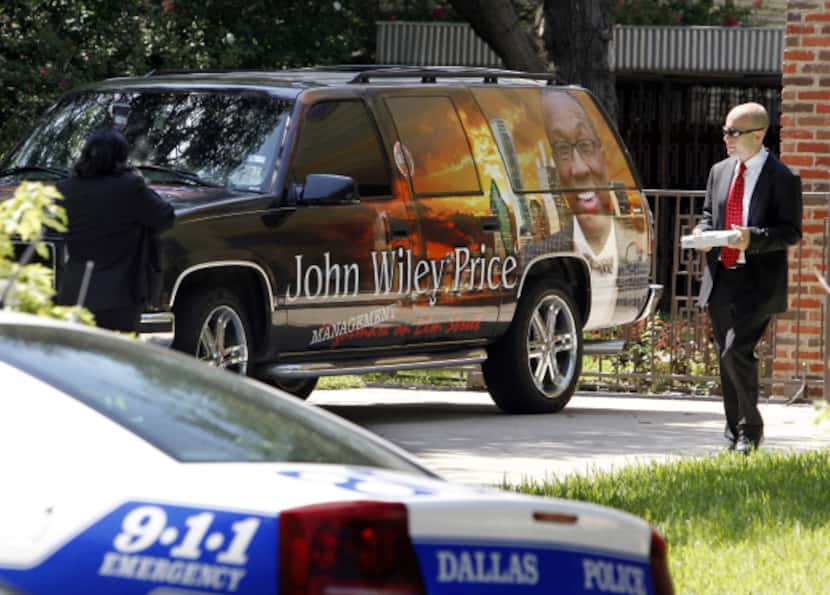 Law enforcement agents searched the home of Dallas County Commissioner John Wiley Price last...