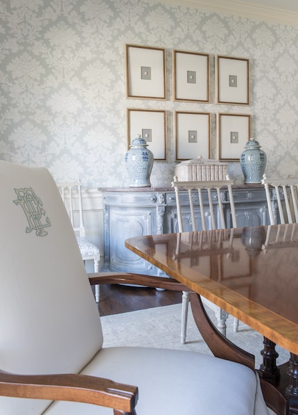 buffet in dining room