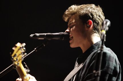 Shawn Mendes performs at Verizon Theatre in Grand Prairie, TX, on Jul. 20, 2016.