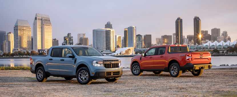 The 2022 Ford Maverick Hybrid XLT and 2L-EcoBoost AWD Lariat are expected to be available...